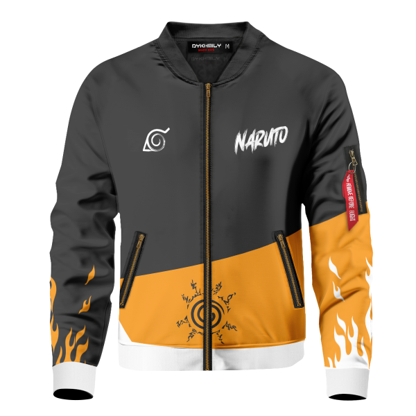 Bomber Jacket I Naruto Style front - Anime Jacket