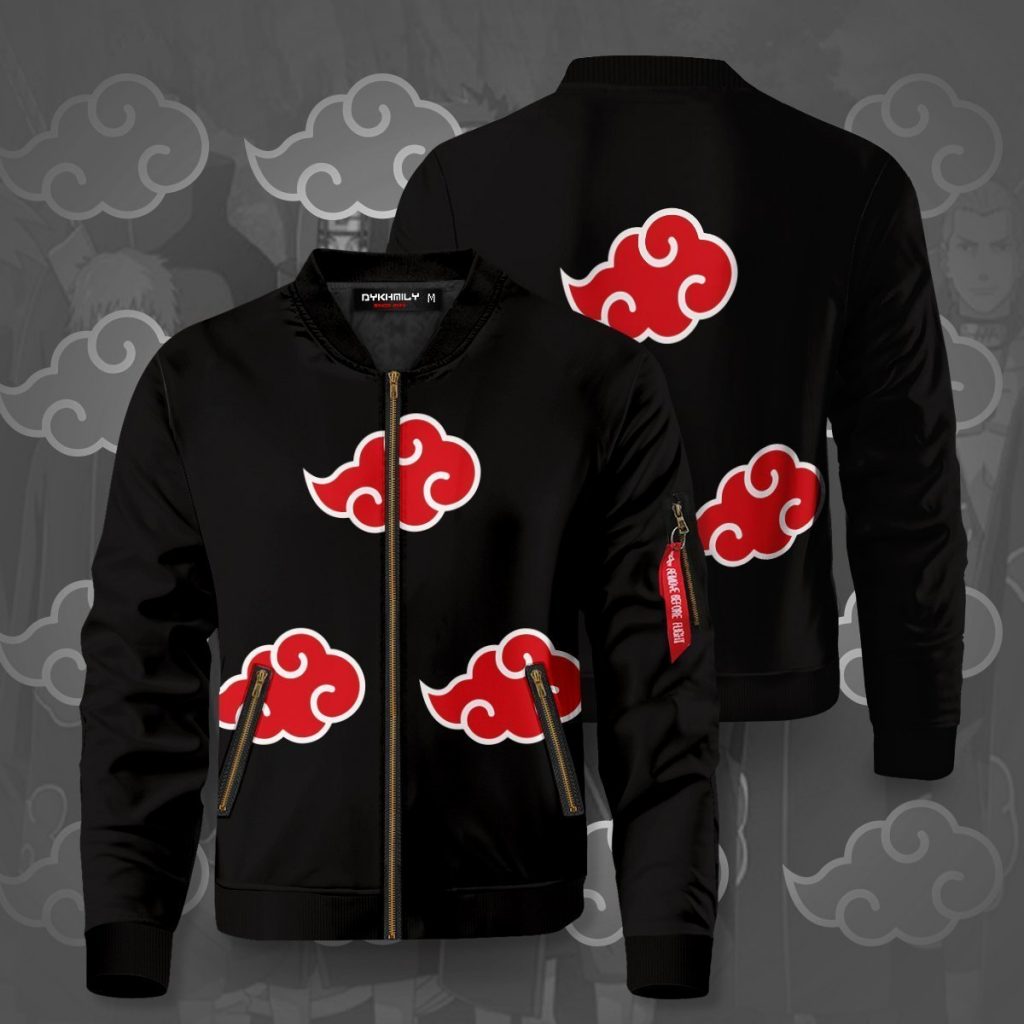 Naruto Jackets - Anime Akatsuki Bomber Jacket | Anime Jacket