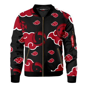 akatsuki sharingan bomber jacket 440438 - Anime Jacket