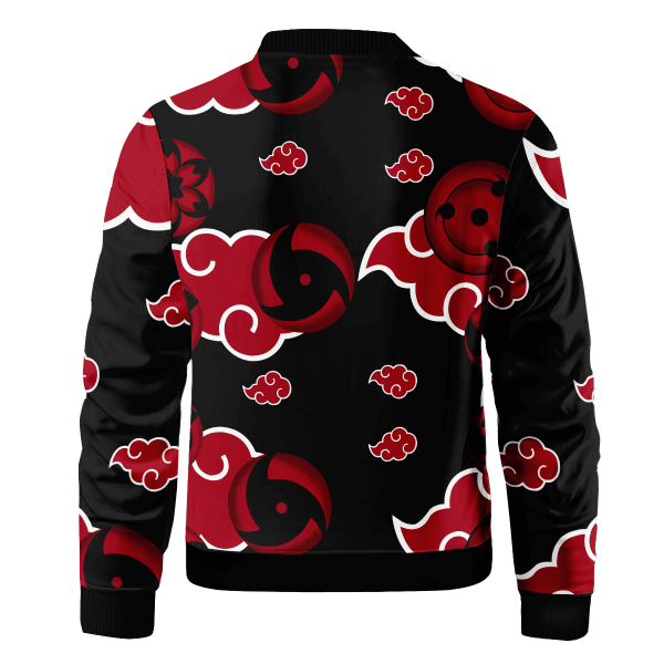 akatsuki sharingan bomber jacket 501455 - Anime Jacket