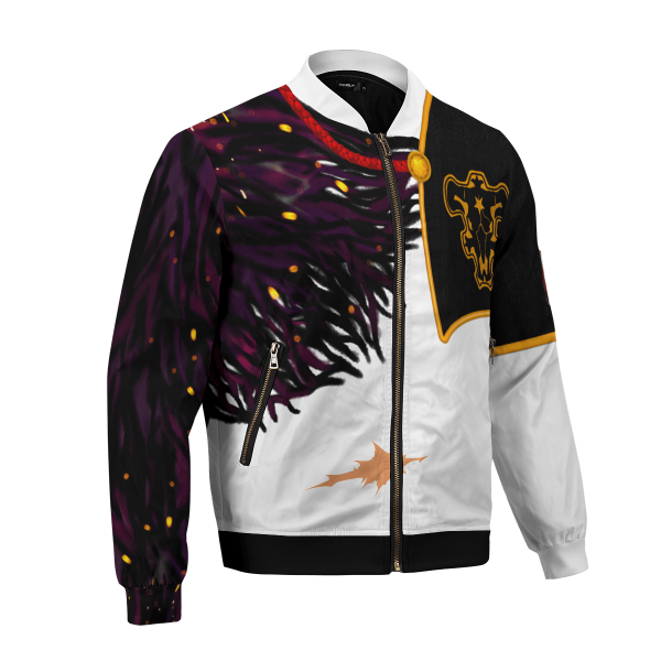 asta demon skin bomber jacket 468597 - Anime Jacket