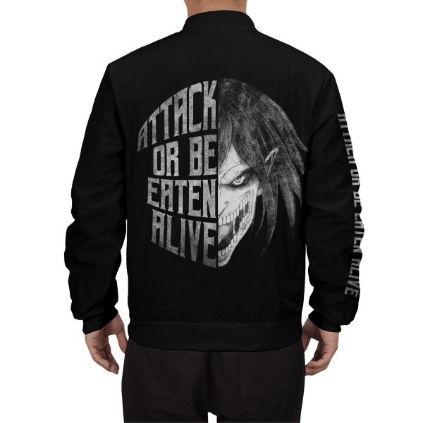 attack or be eaten alive bomber jacket 896739 - Anime Jacket
