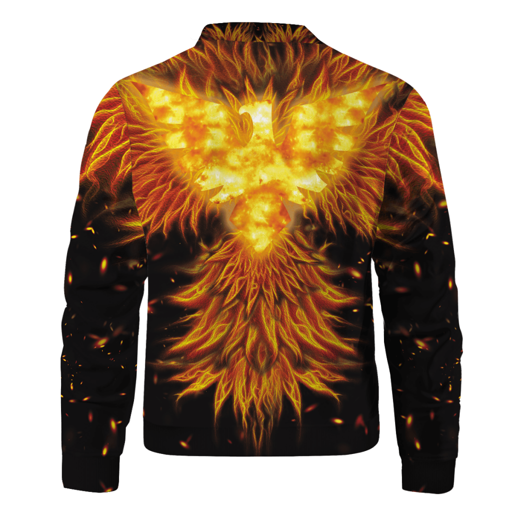 Anime Dark Phoenix Flame Bomber Jacket | Anime Jacket