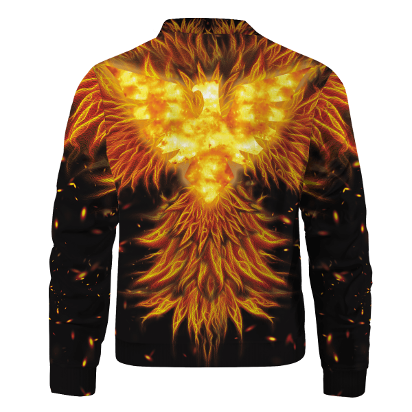 dark phoenix flame bomber jacket 582128 - Anime Jacket
