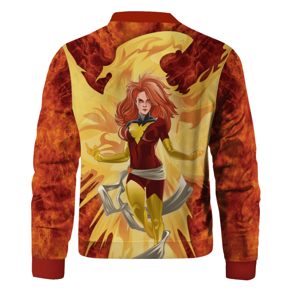 dark phoenix jean bomber jacket 928775 - Anime Jacket