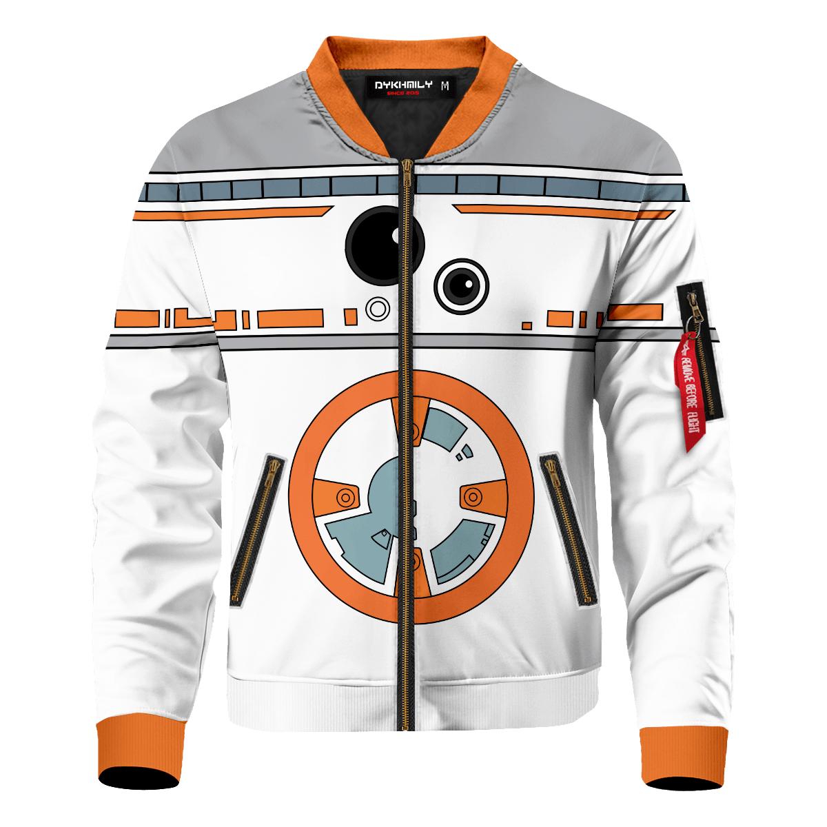 droid bb8 bomber jacket 531517 - Anime Jacket
