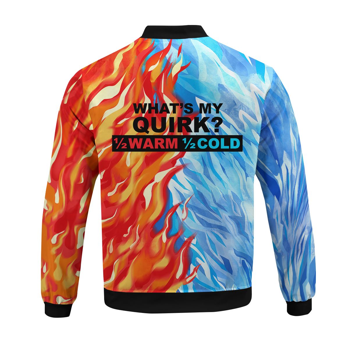 Anime Fire and Ice Todoroki Shoto Bomber Jacket