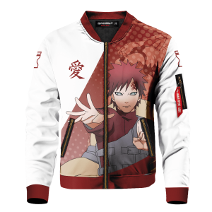 gaara of the sand bomber jacket 202861 - Anime Jacket