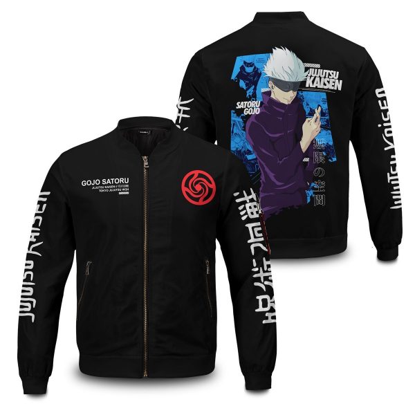 gojo bomber jacket 258316 - Anime Jacket