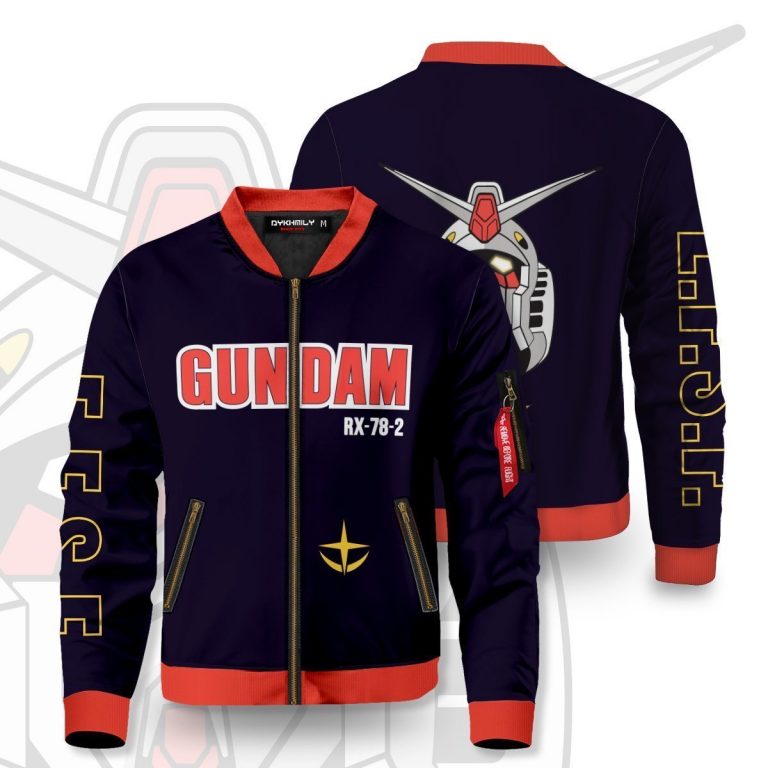 Anime Gundam Bomber Jacket | Anime Jacket