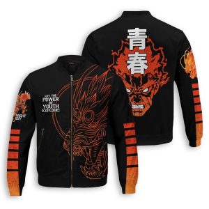 guy power of youth bomber jacket 159017 - Anime Jacket
