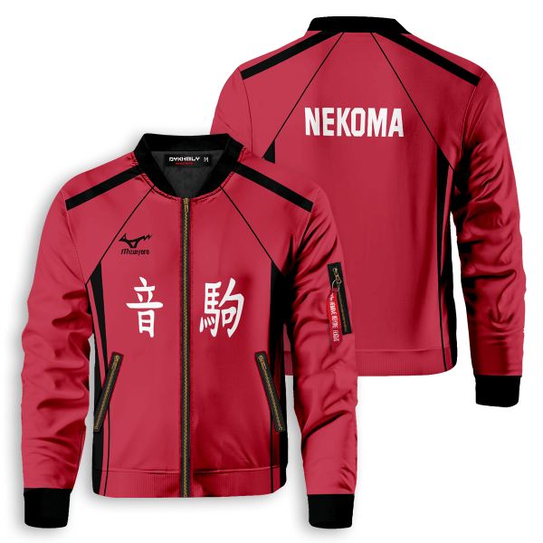 haikyuu nekoma bomber jacket 246670 - Anime Jacket