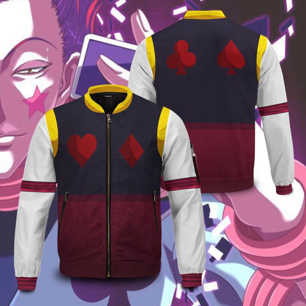 Anime hxh Hisoka Bomber Jacket Anime Jacket