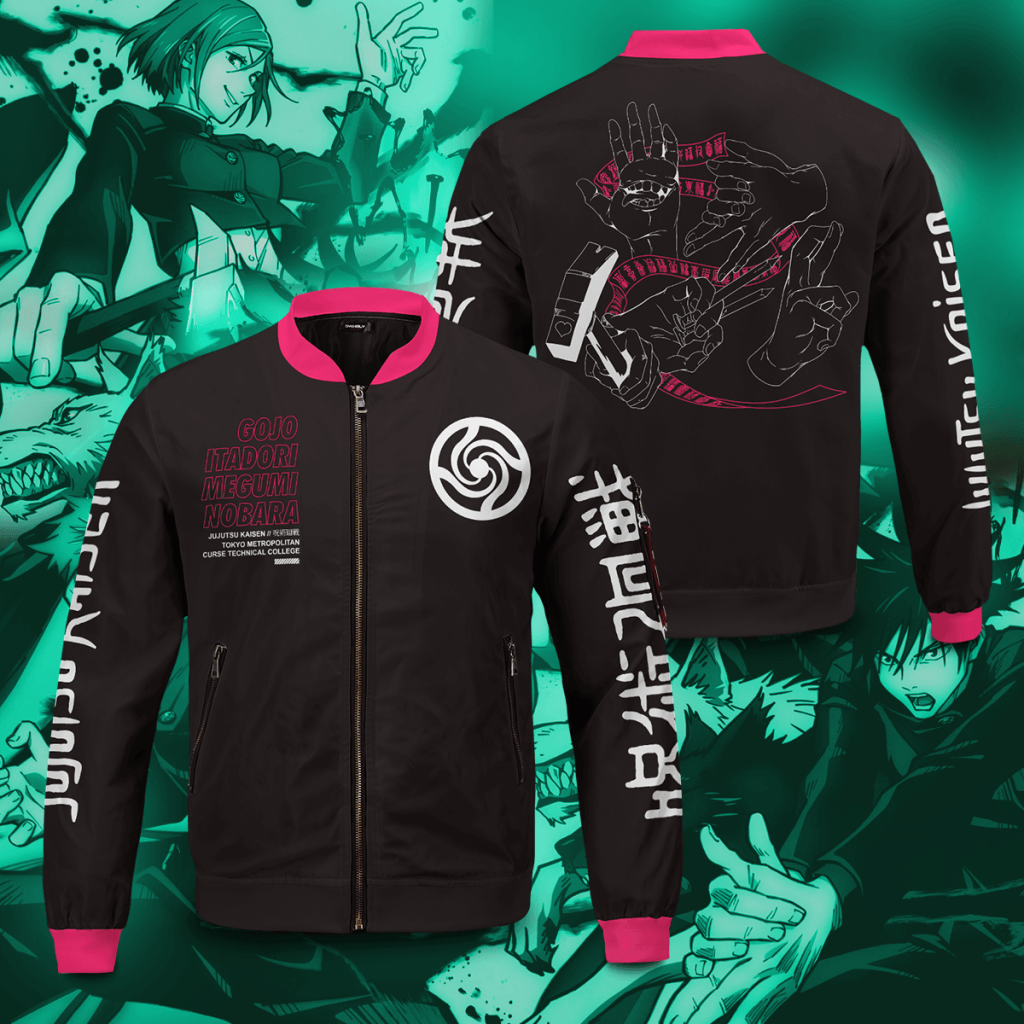 Anime Jujutsu Kaisen Bomber Jacket Anime Jacket