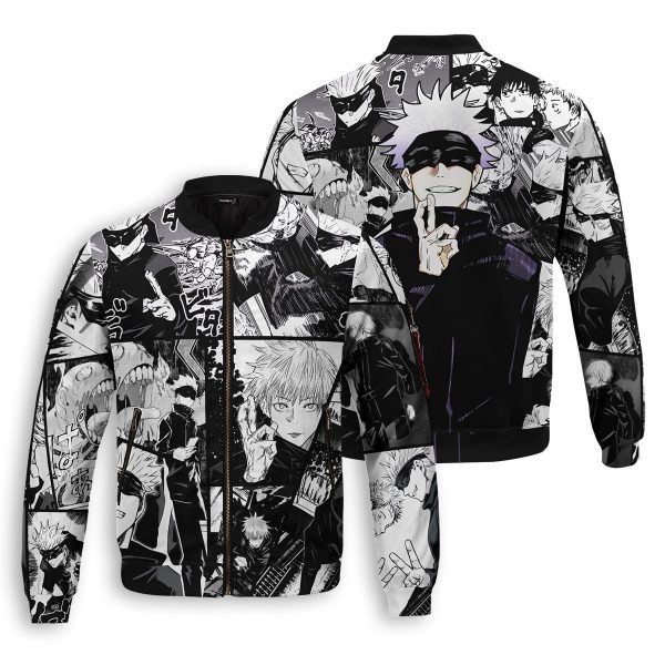 jujutsu kaisen gojo bomber jacket 571317 - Anime Jacket