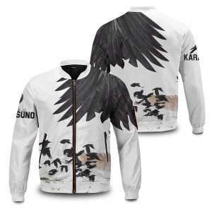 karasuno crows bomber jacket 289498 - Anime Jacket