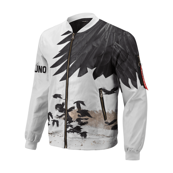 karasuno crows bomber jacket 307642 - Anime Jacket