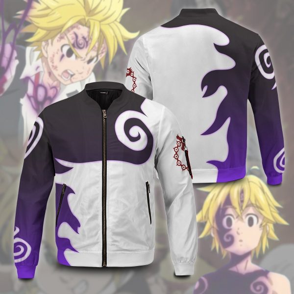 meliodas demon mark bomber jacket 483161 - Anime Jacket