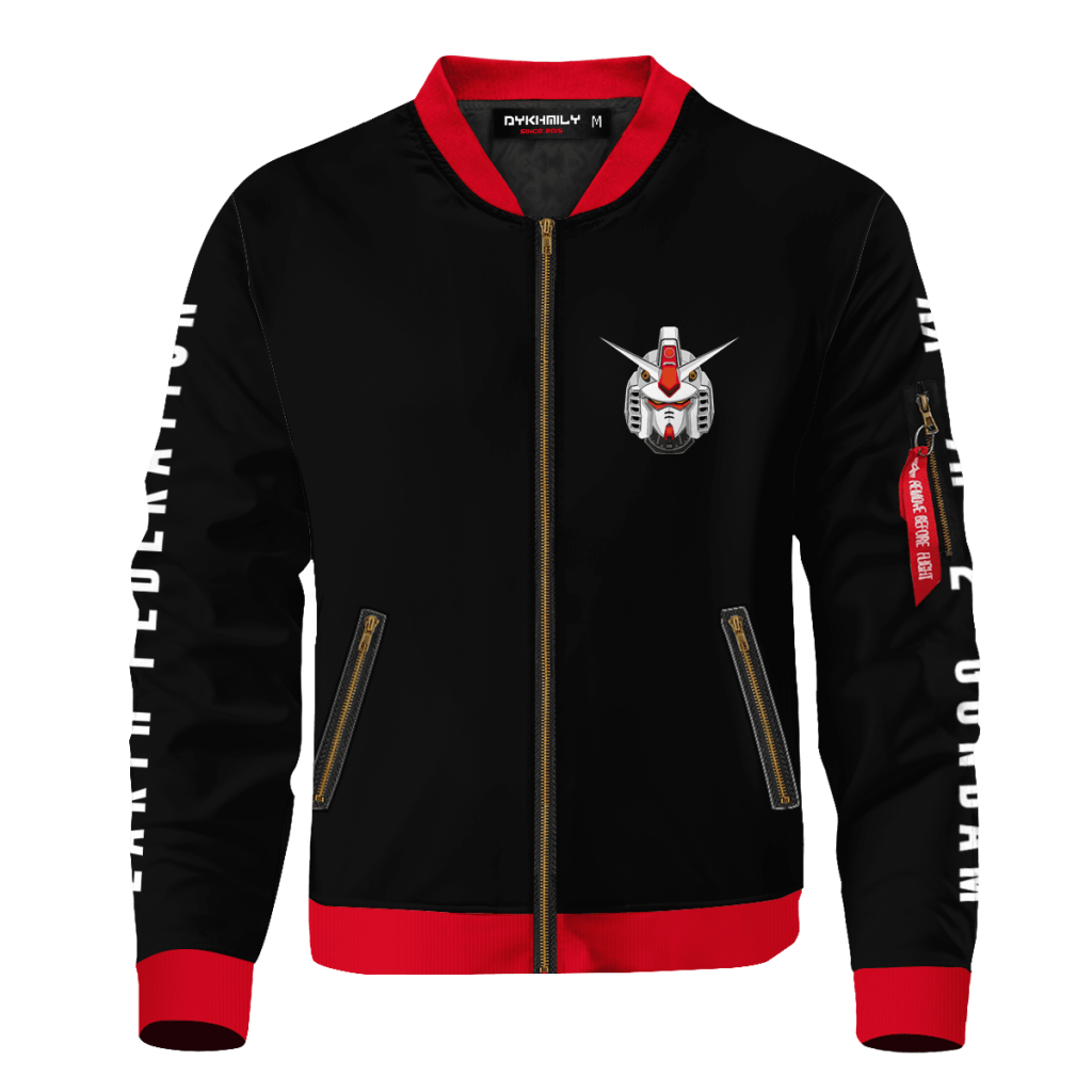 Anime Mobile Suit Gundam Bomber Jacket | Anime Jacket