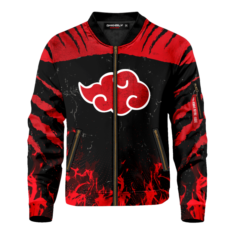 Naruto Jackets Anime Naruto Akatsuki Pride Bomber Jacket Anime Jacket