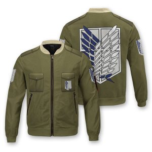 new survey corps uniform bomber jacket 493354 - Anime Jacket
