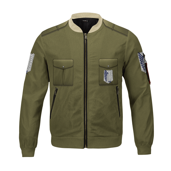 new survey corps uniform bomber jacket 589906 - Anime Jacket