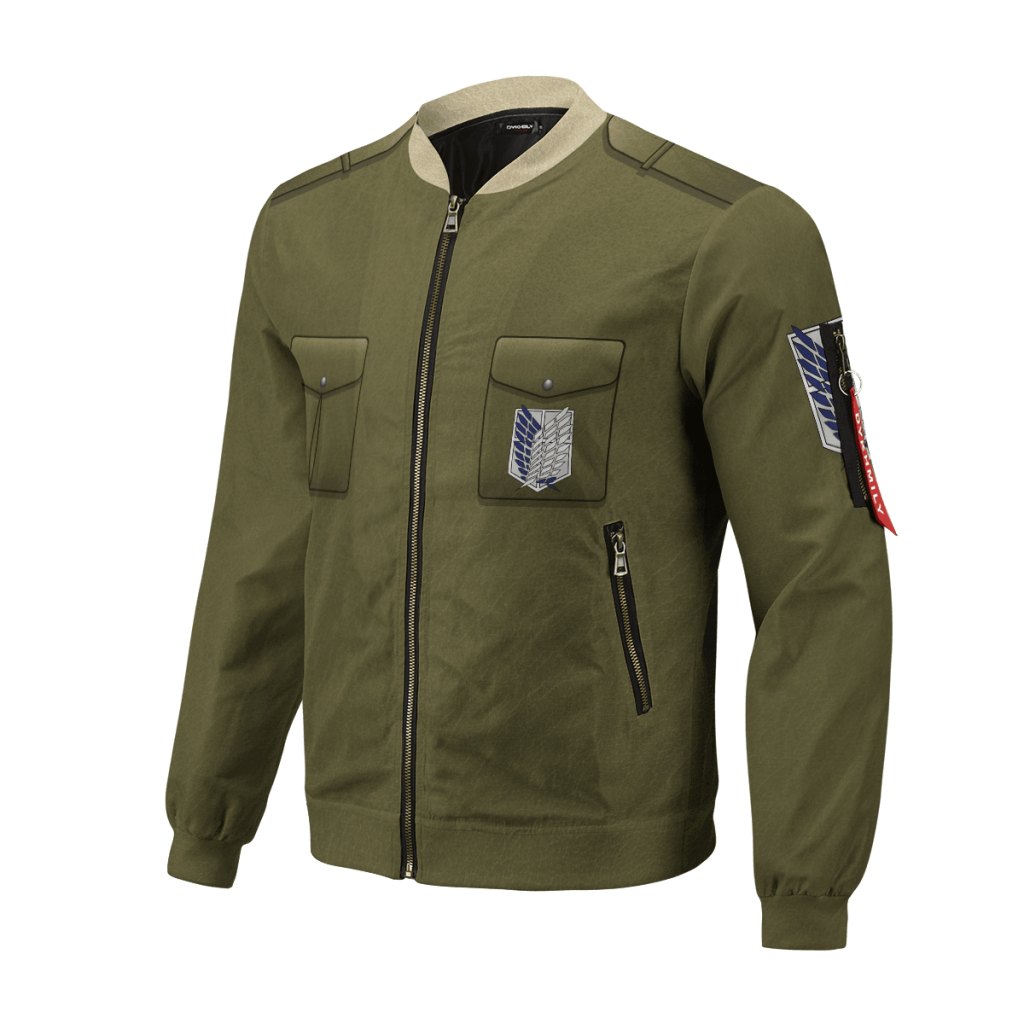 Anime New Survey Corps Uniform Bomber Jacket | Anime Jacket