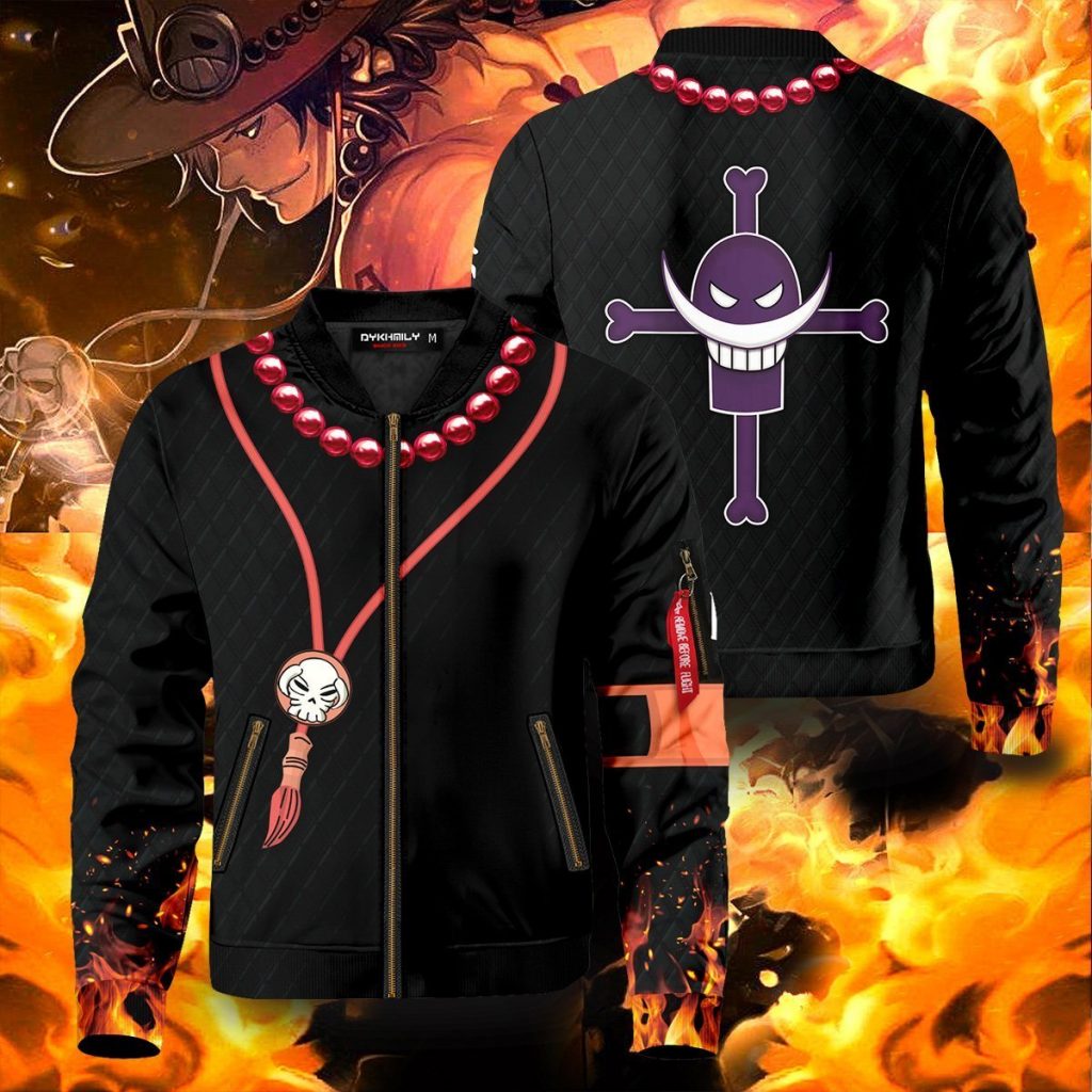 Anime One Piece Ace Bomber Jacket Anime Jacket