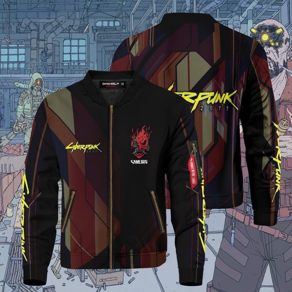 oni cyberpunk 2077 bomber jacket 581008 - Anime Jacket