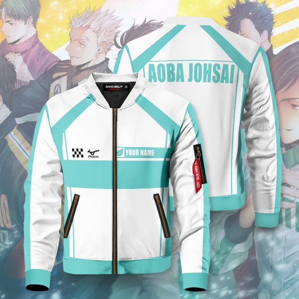 personalized f1 aoba johsai bomber jacket 388578 - Anime Jacket