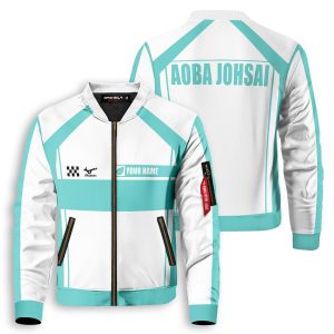 personalized f1 aoba johsai bomber jacket 710260 - Anime Jacket