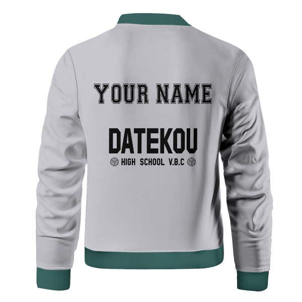 personalized haikyuu datekou bomber jacket 170690 - Anime Jacket