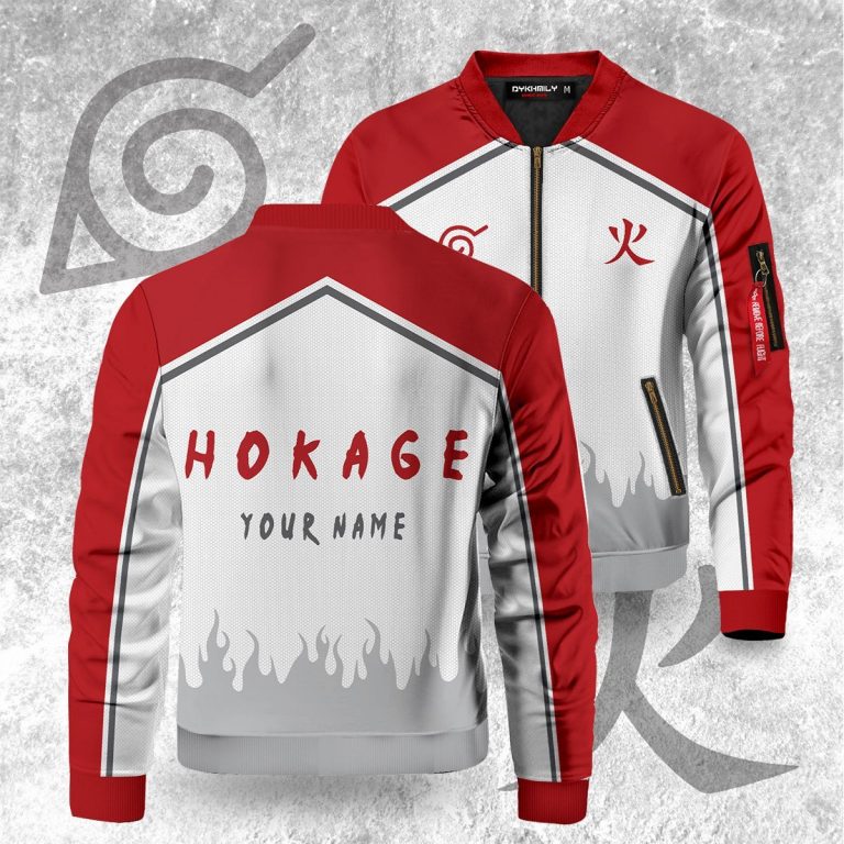 Naruto Jackets Anime Personalized Konoha Hokage Bomber Jacket Anime