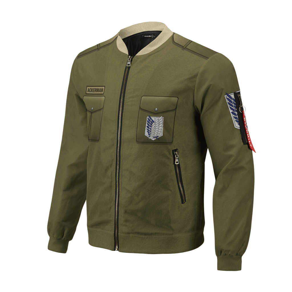 Anime Personalized New Survey Corps Uniform Bomber Jacket | Anime Jacket