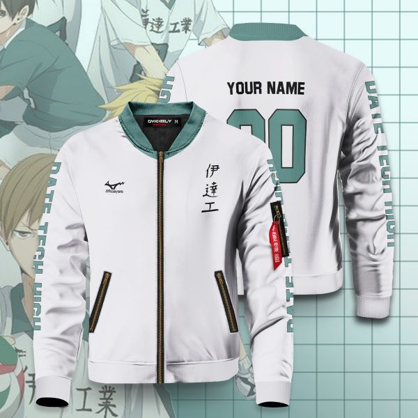 personalized team datekou bomber jacket 307885 - Anime Jacket
