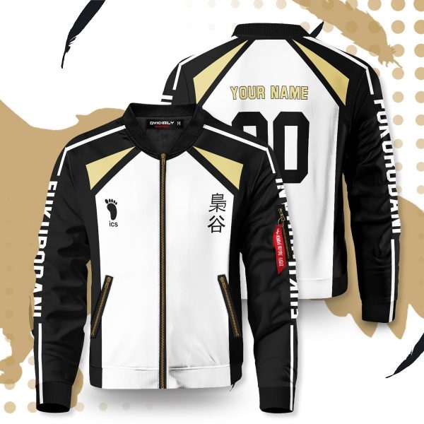 personalized team fukurodani bomber jacket 122845 - Anime Jacket