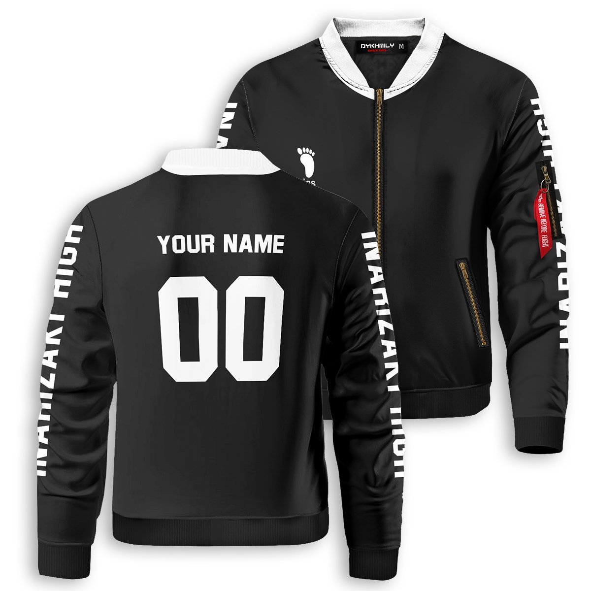 Haikyuu Jackets - Anime Personalized Team Inarizaki Bomber Jacket ...