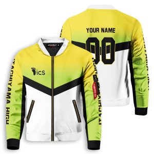personalized team itachiyama bomber jacket 589741 - Anime Jacket