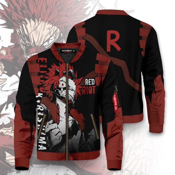 red riot kirishima bomber jacket 571536 - Anime Jacket