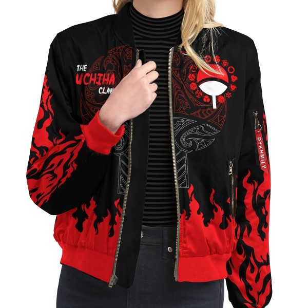 scorching uchiha bomber jacket 187585 - Anime Jacket