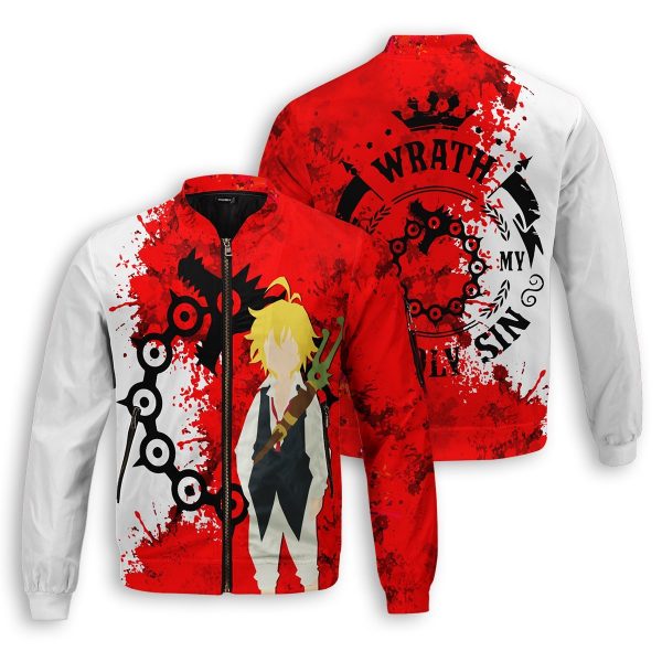 sin of wrath bomber jacket 865603 - Anime Jacket