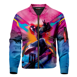 spidey miles bomber jacket 128939 - Anime Jacket