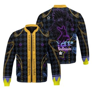 star platinum bomber jacket 463090 - Anime Jacket