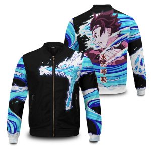 tanjiro water style bomber jacket 375283 - Anime Jacket