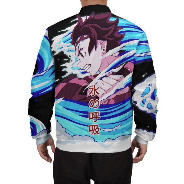 tanjiro water style bomber jacket 657469 - Anime Jacket