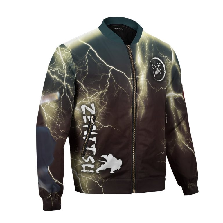 Demon Slayer Jackets - Anime Thunderclap Flash Style Bomber Jacket | Anime Jacket