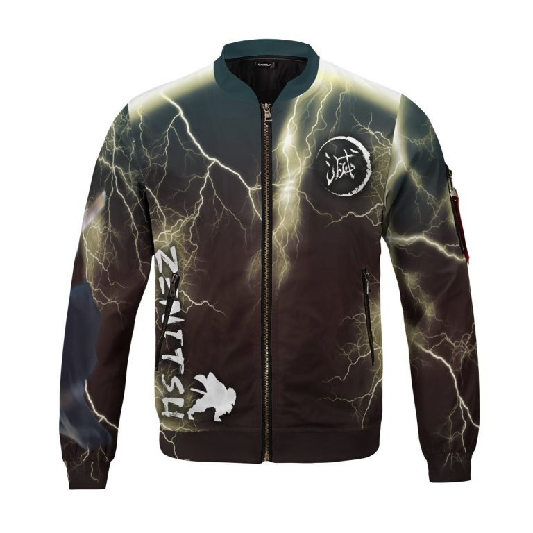 Demon Slayer Jackets - Anime Thunderclap Flash Style Bomber Jacket | Anime Jacket