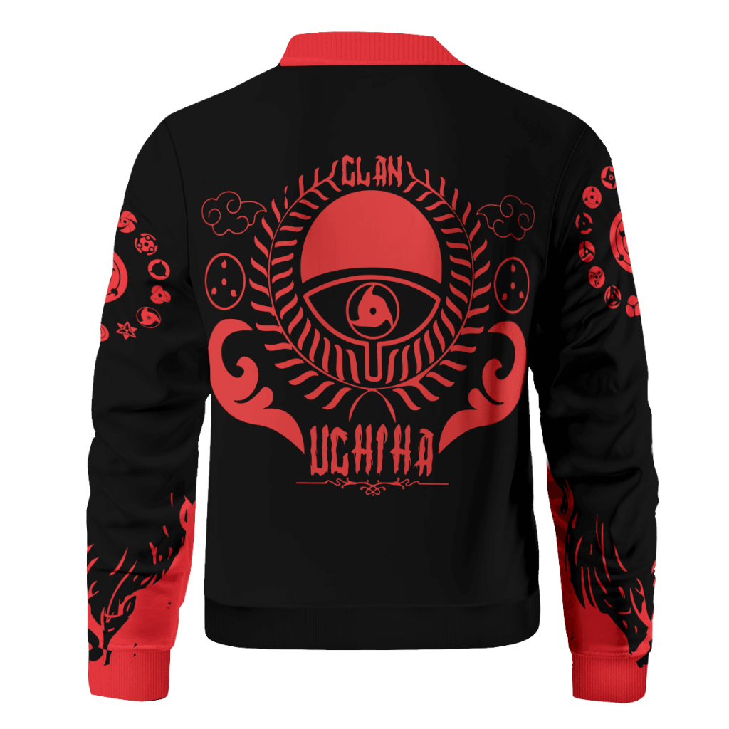 Naruto Jackets Anime Uchiha Ichizoku Bomber Jacket Anime Jacket