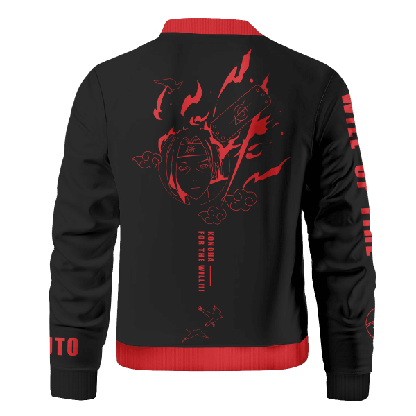 will of fire bomber jacket 300046 - Anime Jacket