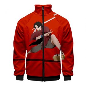 Anime Cosplay Coat Samurai Champloo Mugen Jin Kasumi Fuu 3D Print Zipper Stand Collar Jacket Casual.jpg 640x640 - Anime Jacket